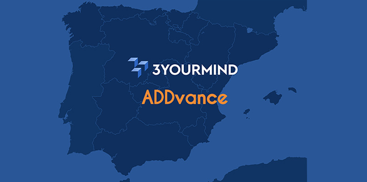 ADDVANCE elegida como service partner y distribuidor oficial en España de 3YOURMIND